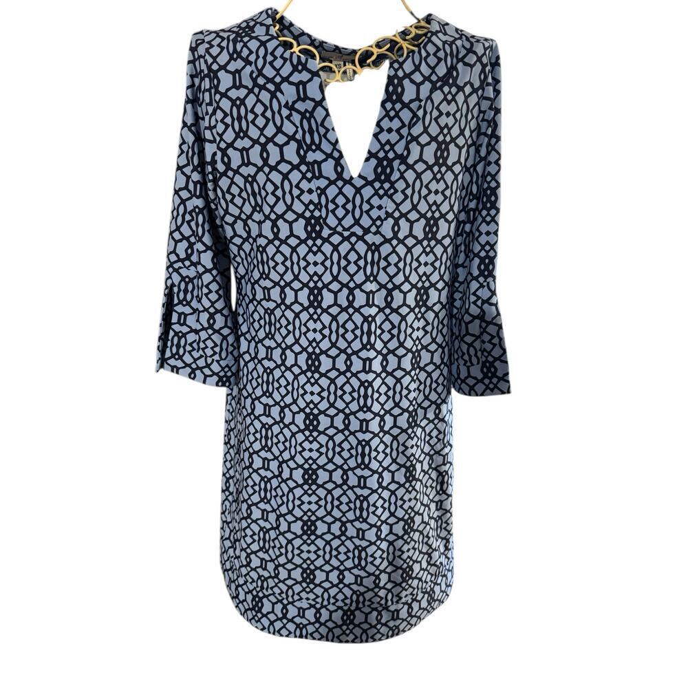 Jude Connally Dress Size XS Blue/White